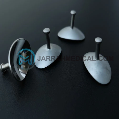 خرید شیلد چشمی| eye-shield شیلد قرنیه استیل دسته دار جراحی بلفاروپلاستی